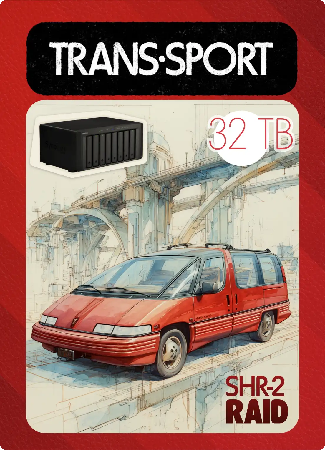 transSport — Pontiac Trans Sport trading card, primary storage